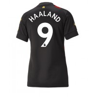 Manchester City Erling Haaland #9 Fotballklær Bortedrakt Dame 2022-23 Kortermet